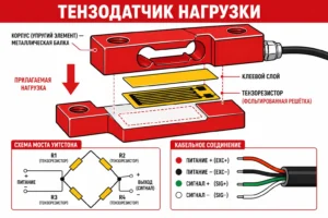 Что такое тензодатчик: принцип работы, виды и применение простыми словами
