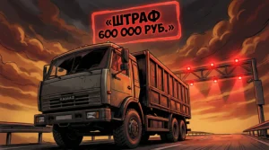 Штраф за перегруз грузового автомобиля в 2026 году: таблица, кто платит и как избежать